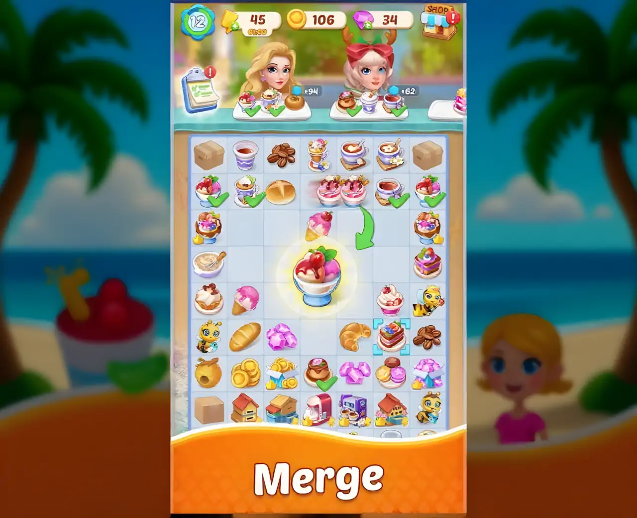 合并蛋糕-设计故事