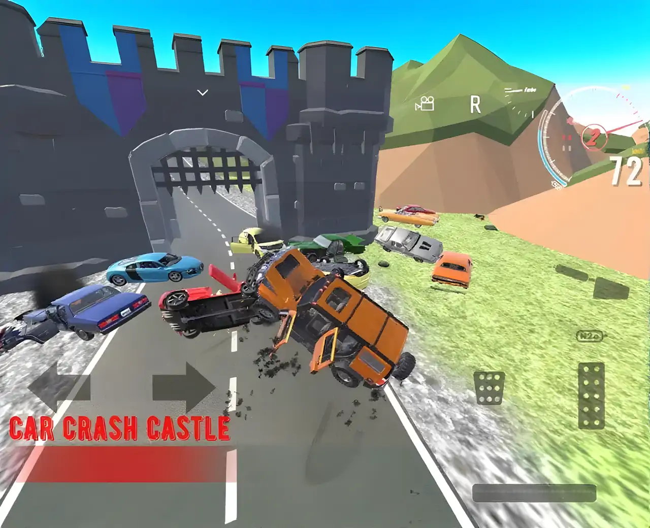 汽车崩溃城堡