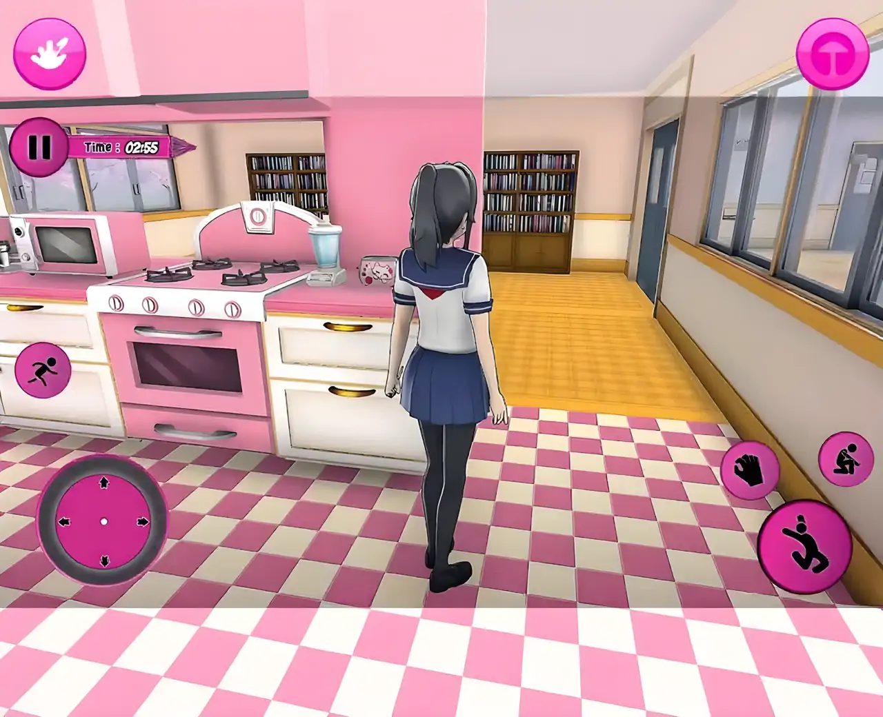 动漫女孩3D：学校生活的乐趣