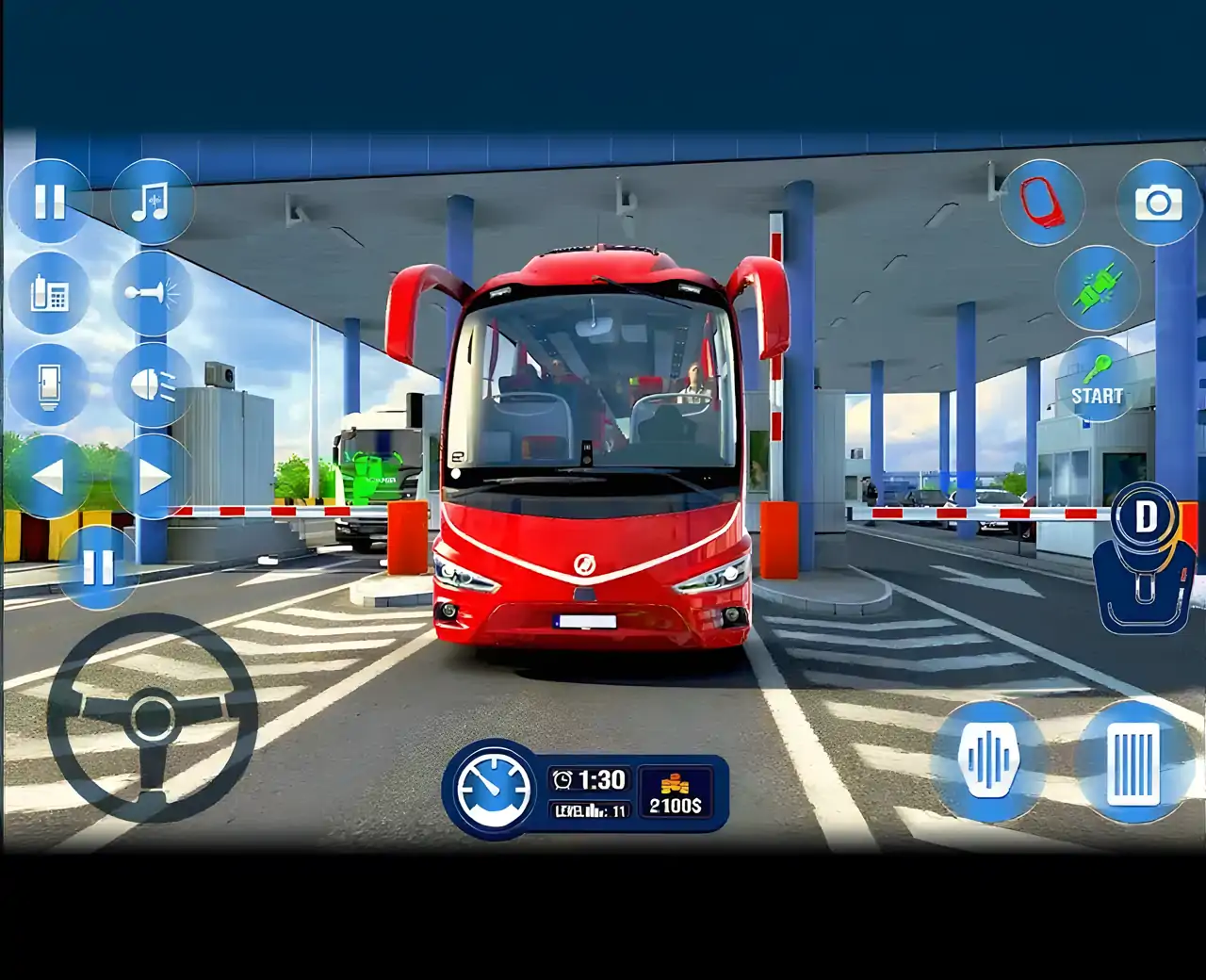 城市公交车驾驶教练模拟器