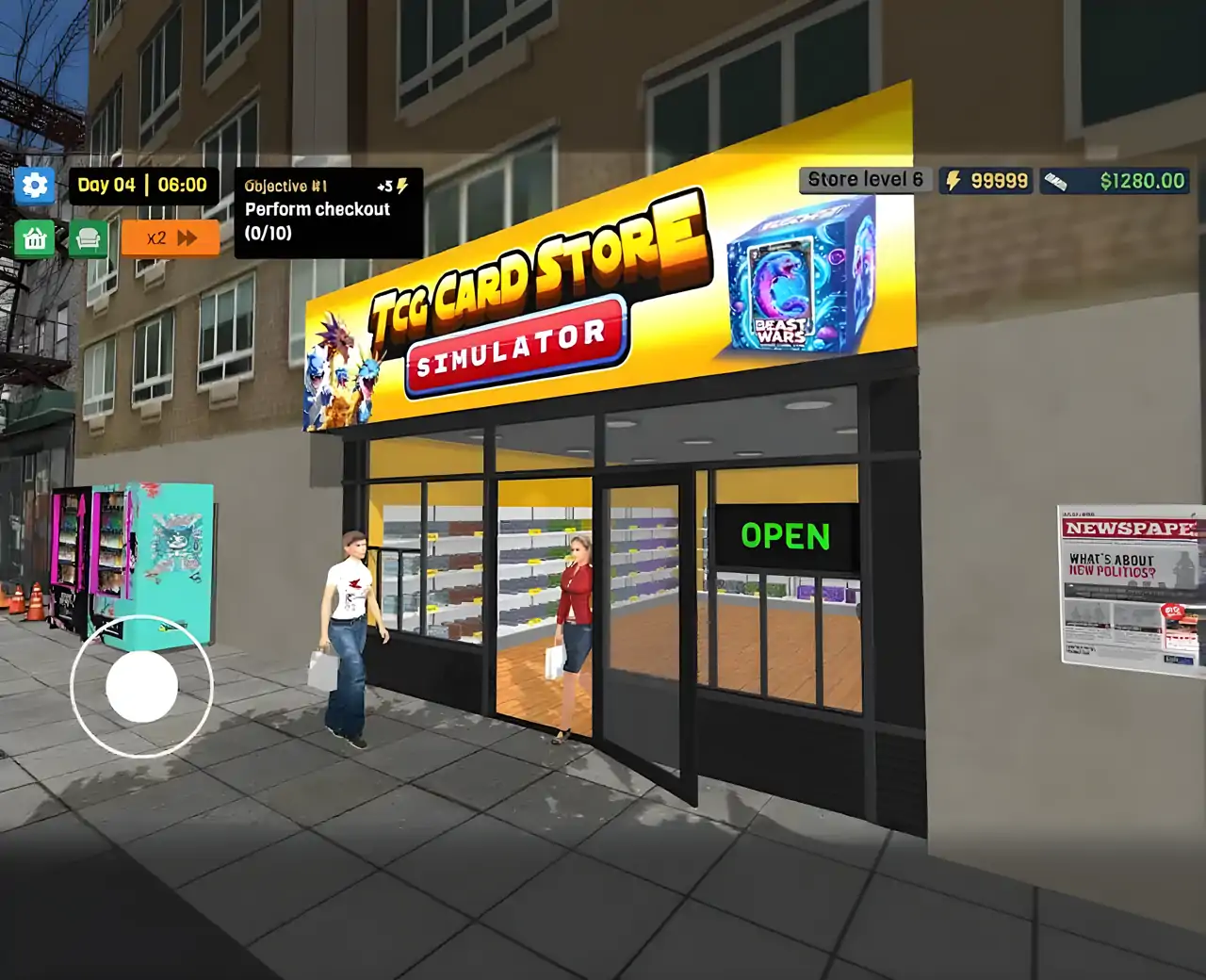 TCG卡牌商店模拟器3D