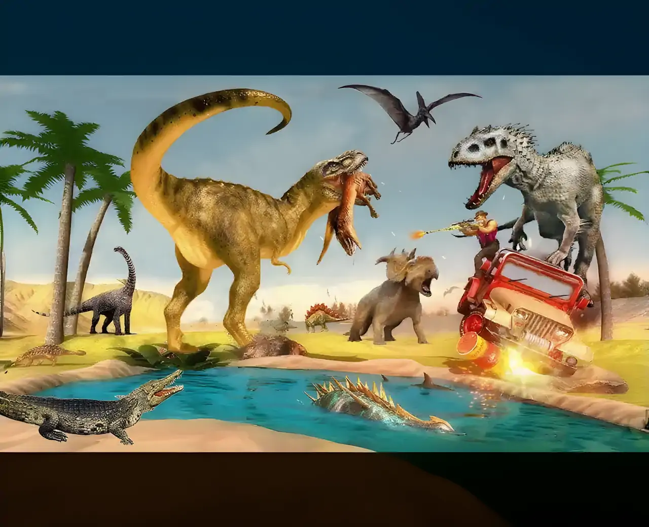 恐龙猎人3D游戏