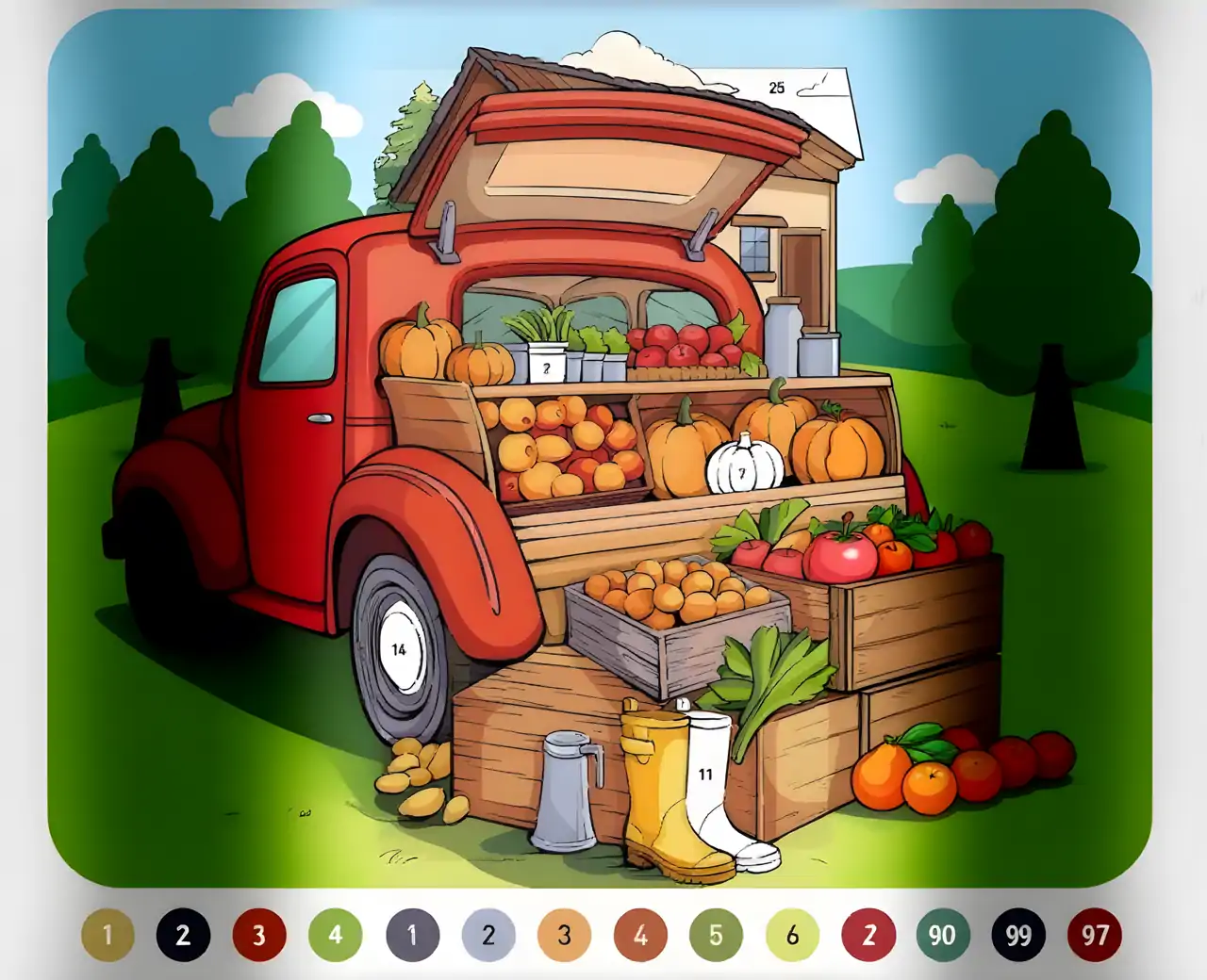 乡村农场图画书