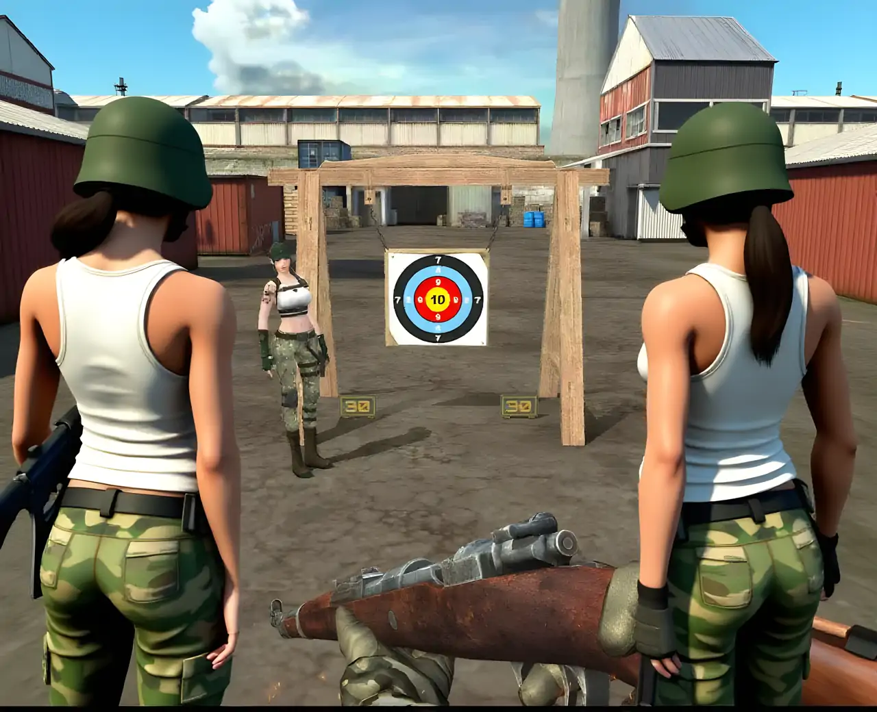 消防狙击手游戏:有趣的射击猎人