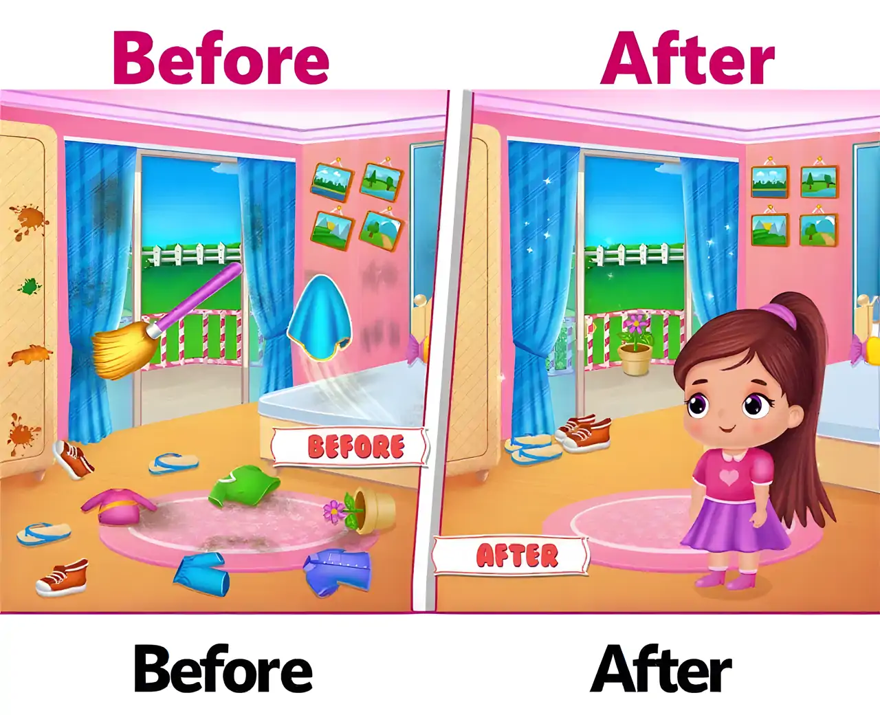 女孩的糖果屋清洁