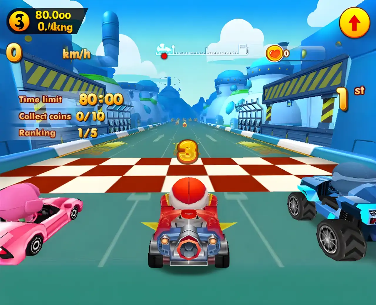 愤怒的赛车3D–赛车