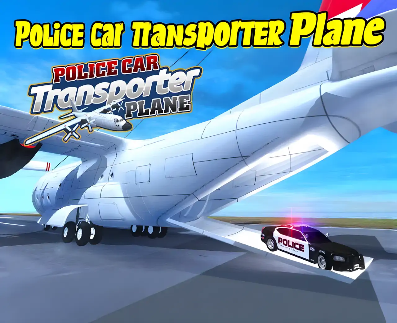 警车转运飞机
