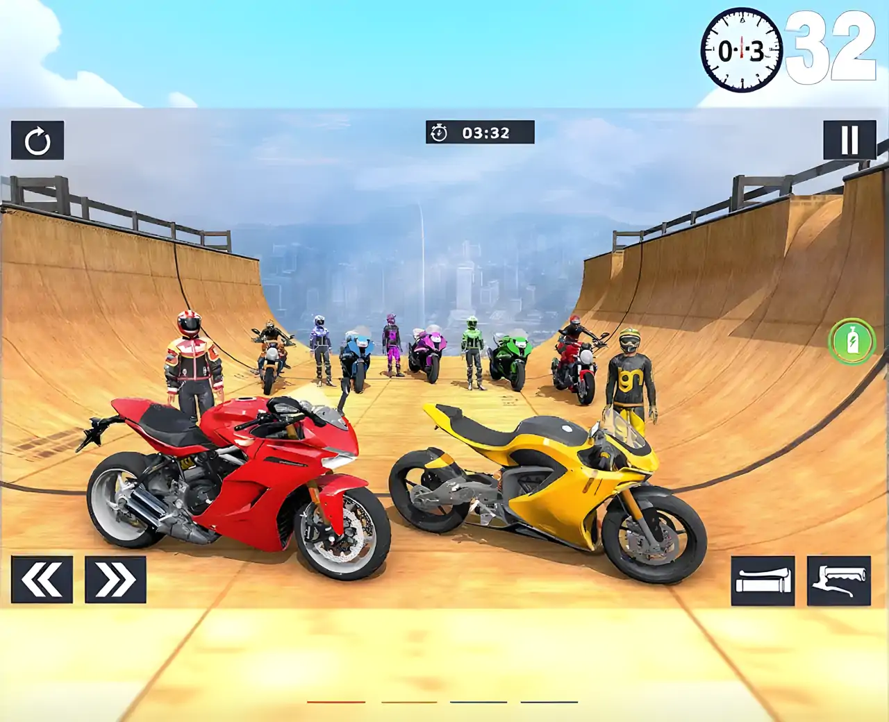 坡道自行车游戏：自行车特技