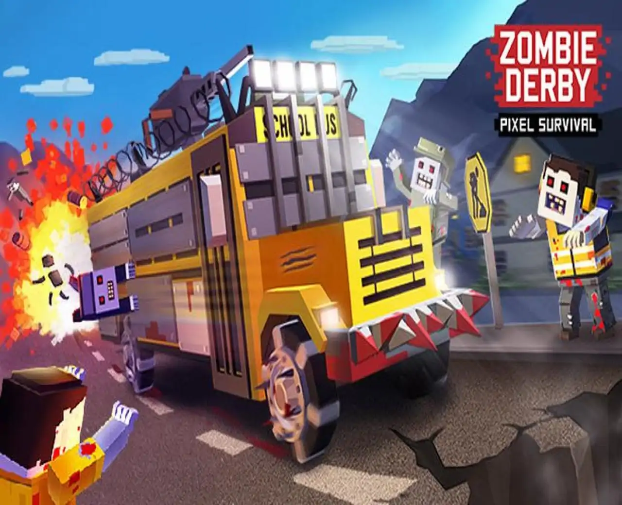 Zombie Derby: Pixel Survival