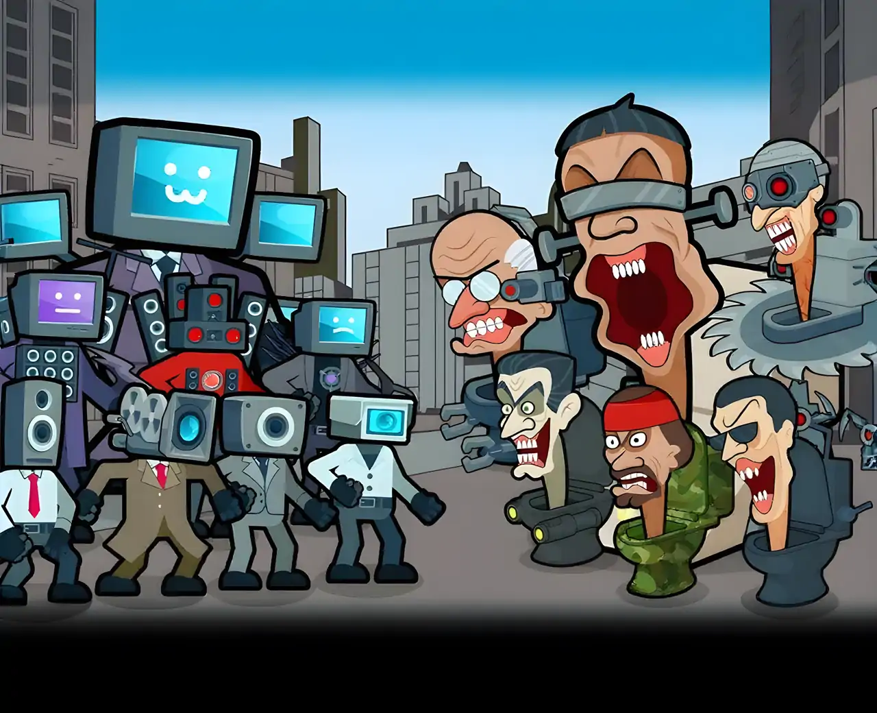 合并战争：马桶人