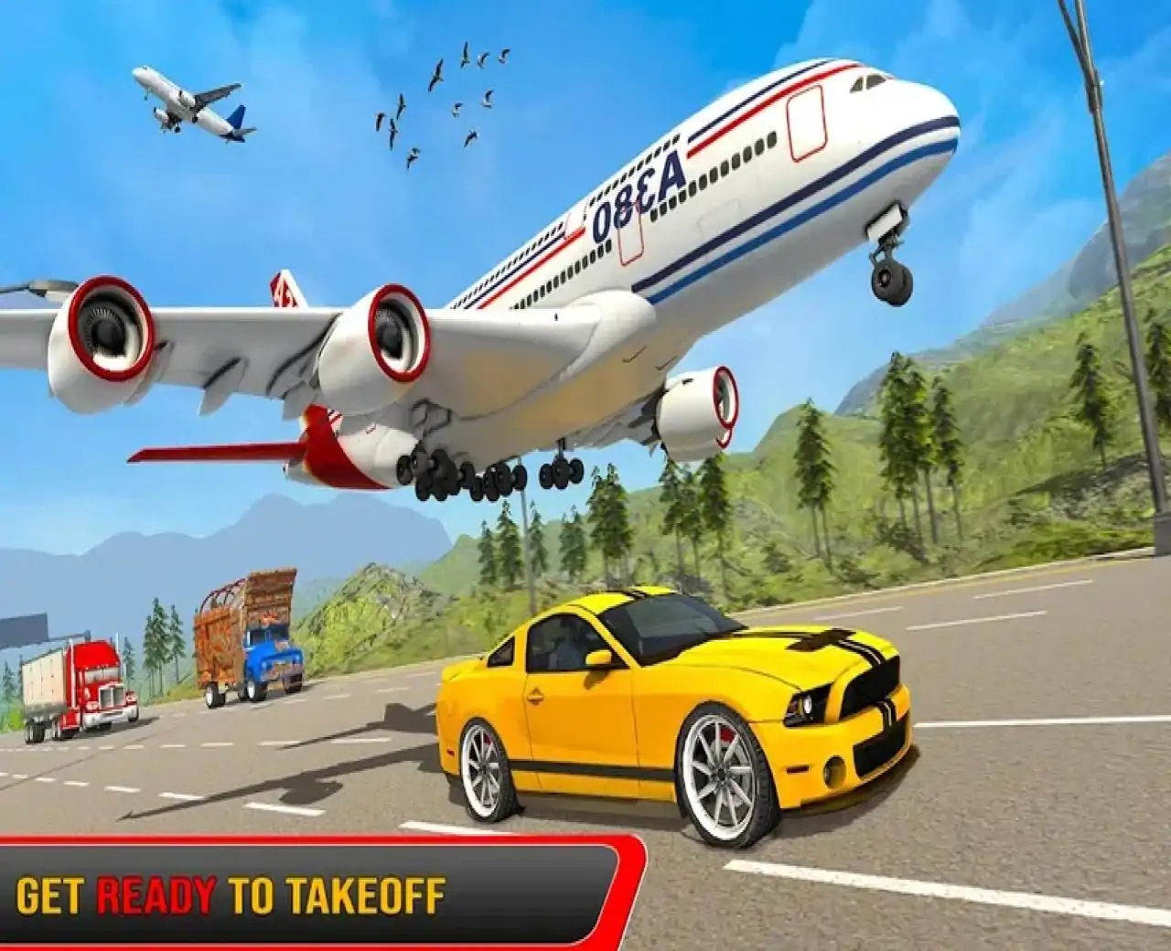 飞机飞行员飞行3d模拟