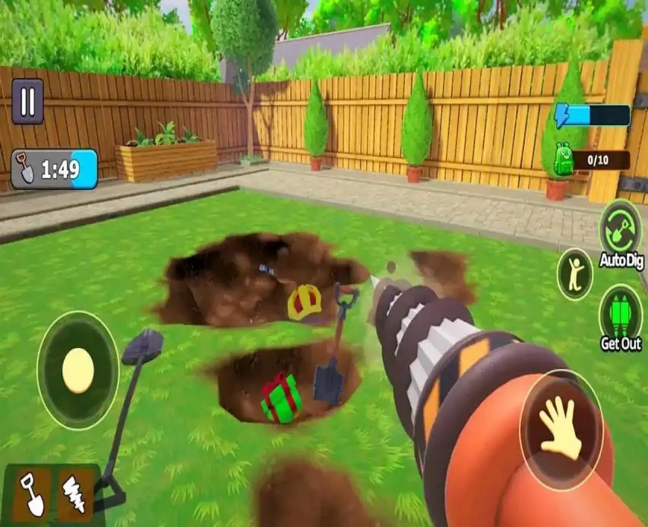 洞穴打猎:宝藏挖