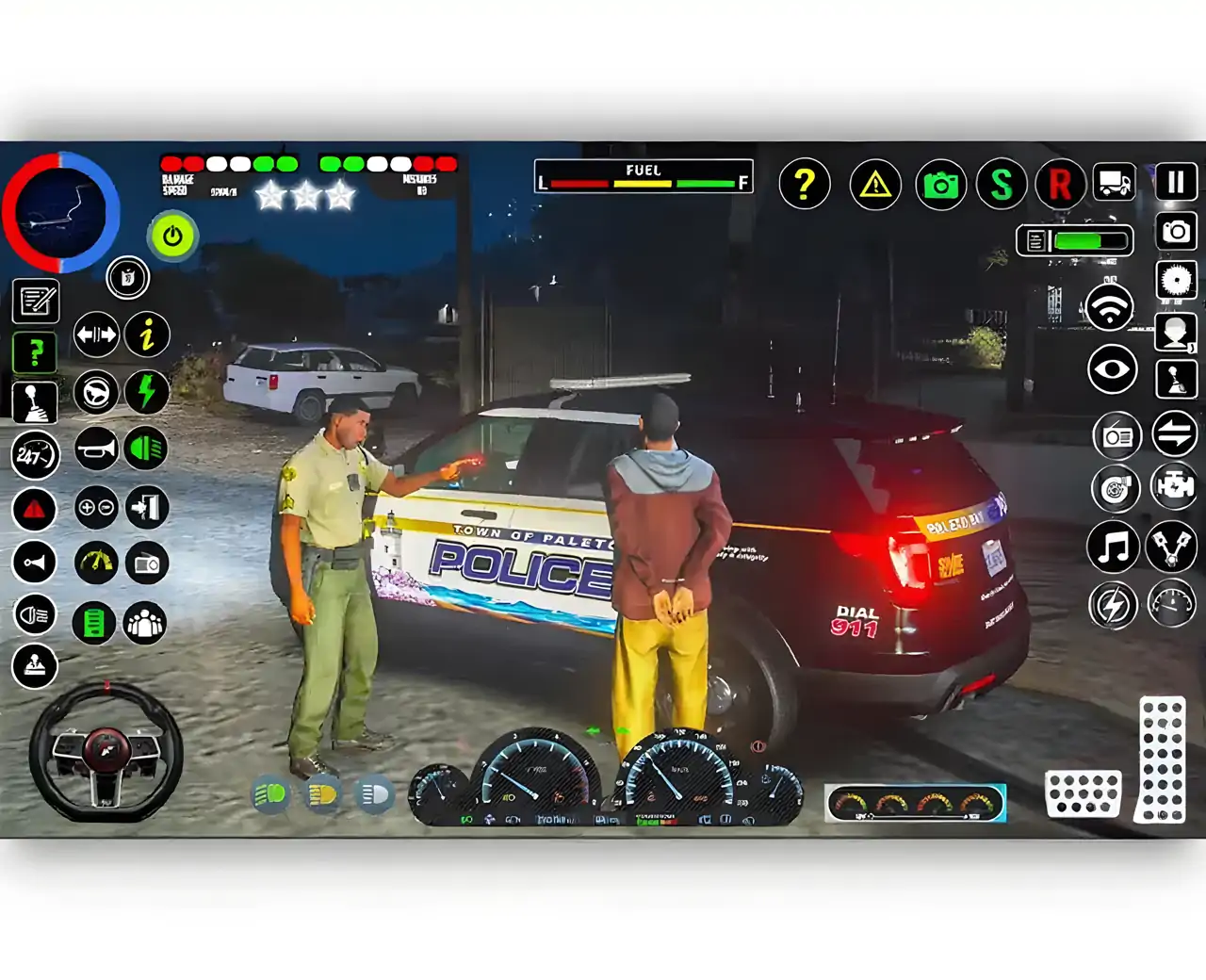 警察追逐警车游戏