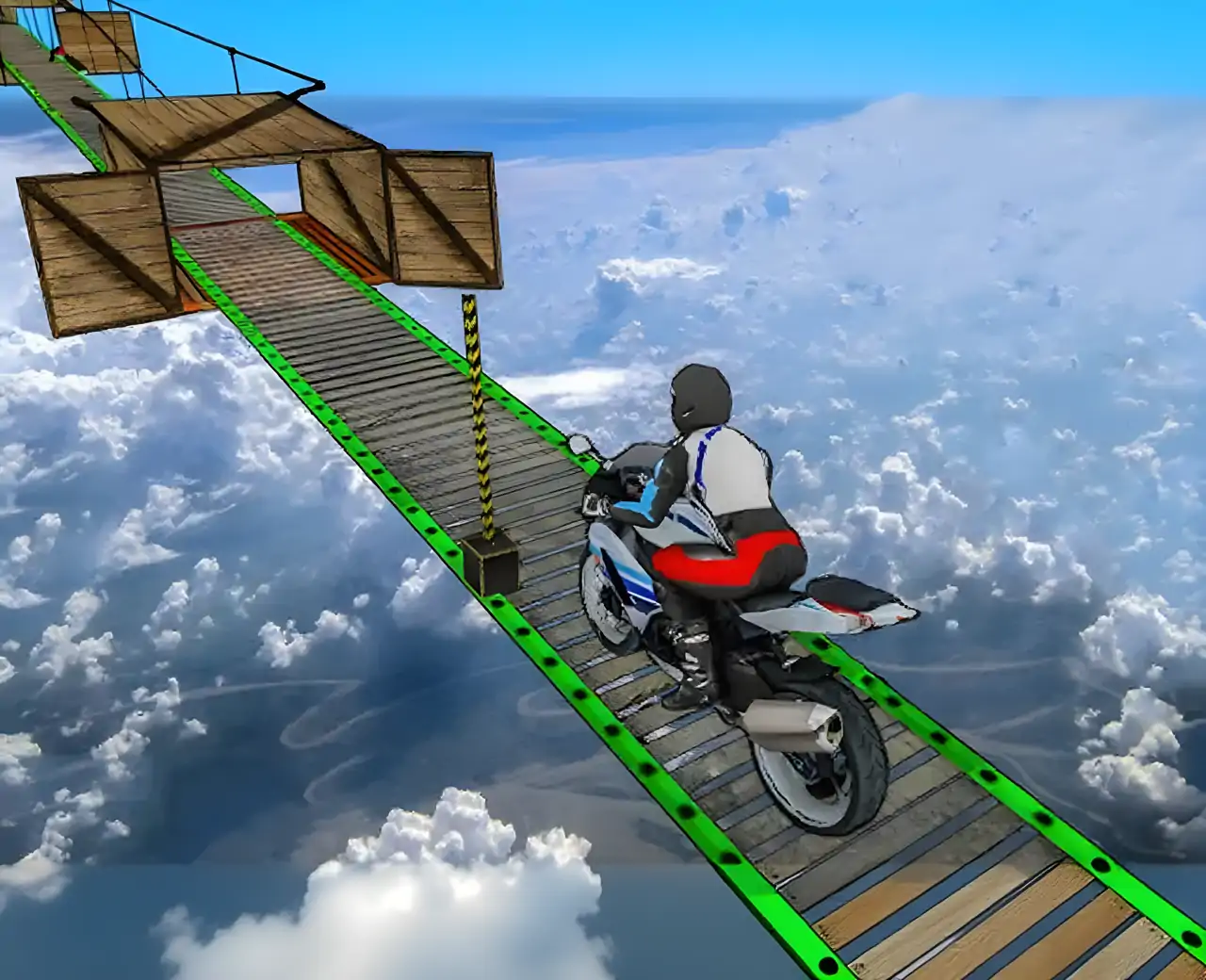 自行车比赛不可能的赛道-摩托车特技