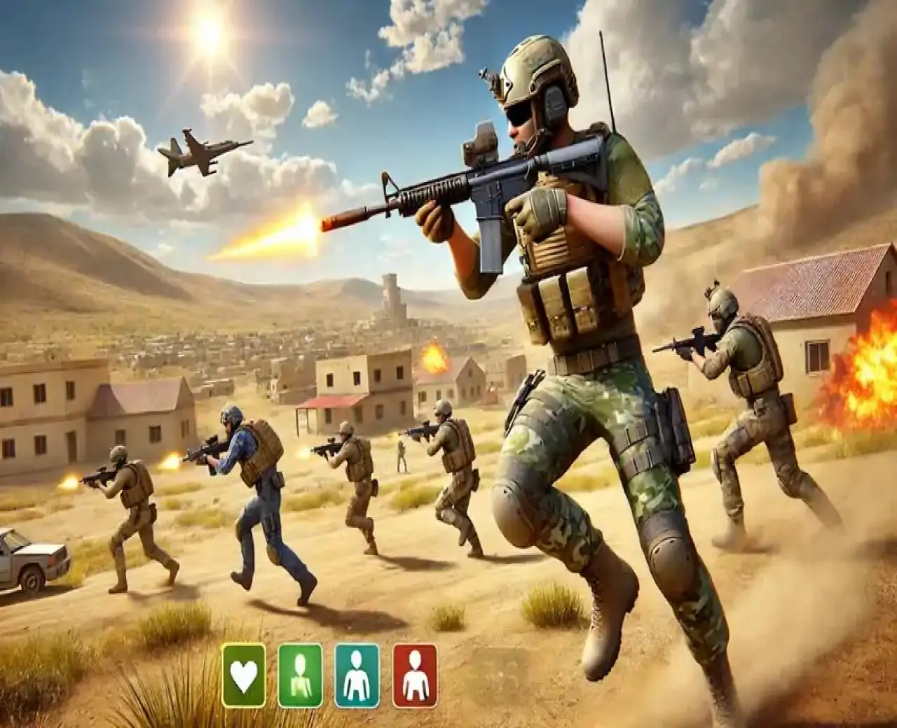 突击队射击:战争游戏