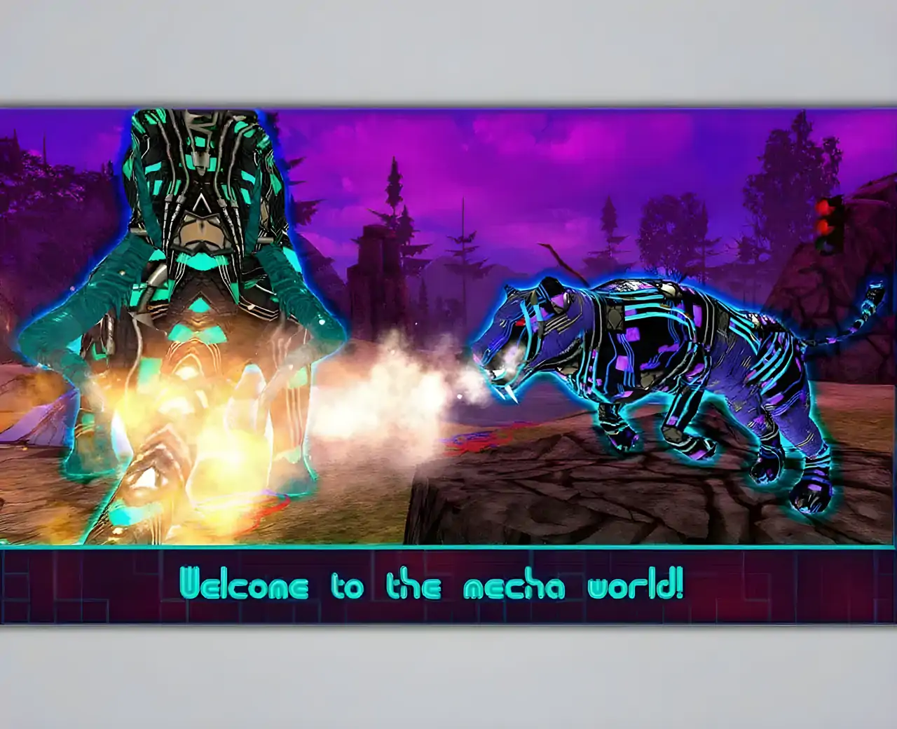 老虎机器人野生动物生存模拟器