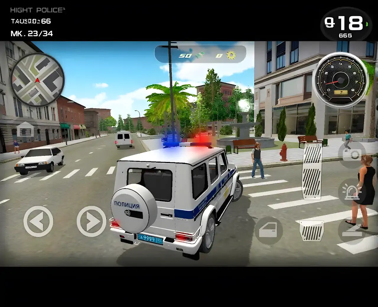 警察汽车模拟器