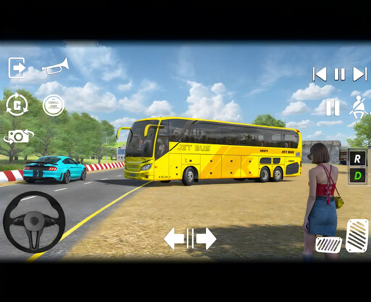 巴士模拟器3D城市巴士游戏