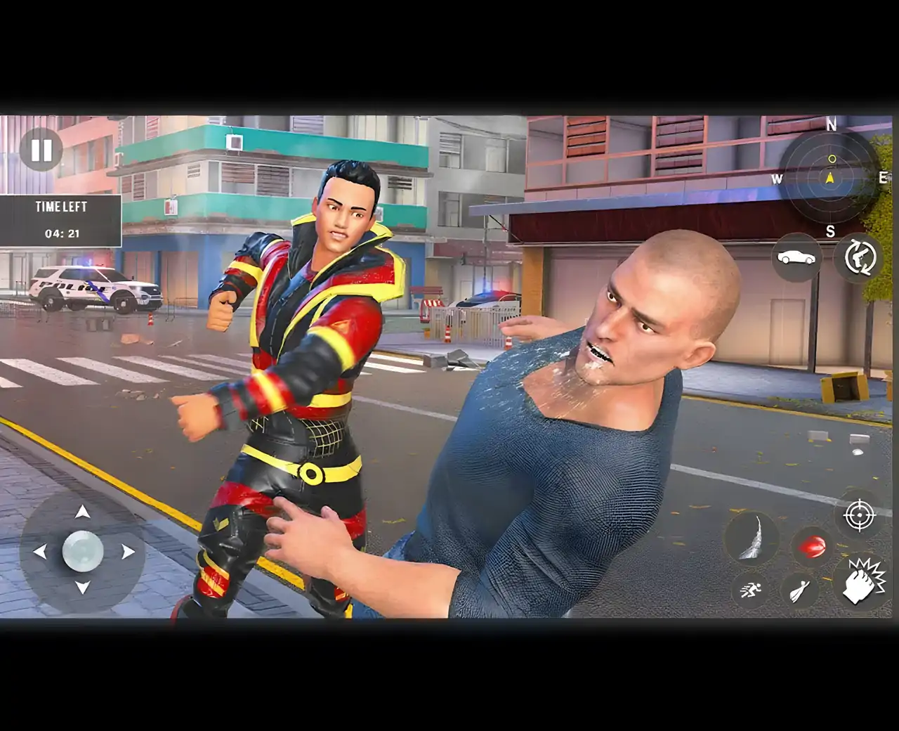 城市蜘蛛绳英雄游戏