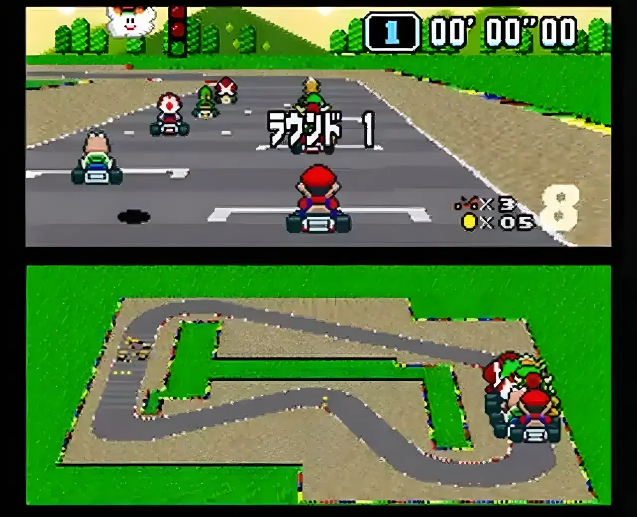 超级马里奥赛车（SFC）