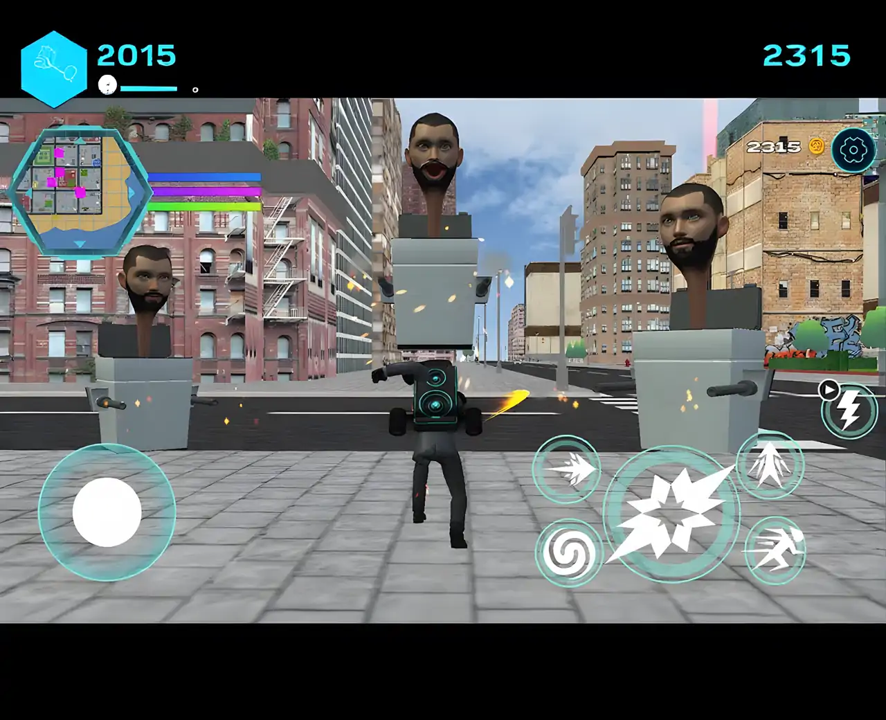 监控人大战马桶人开放世界