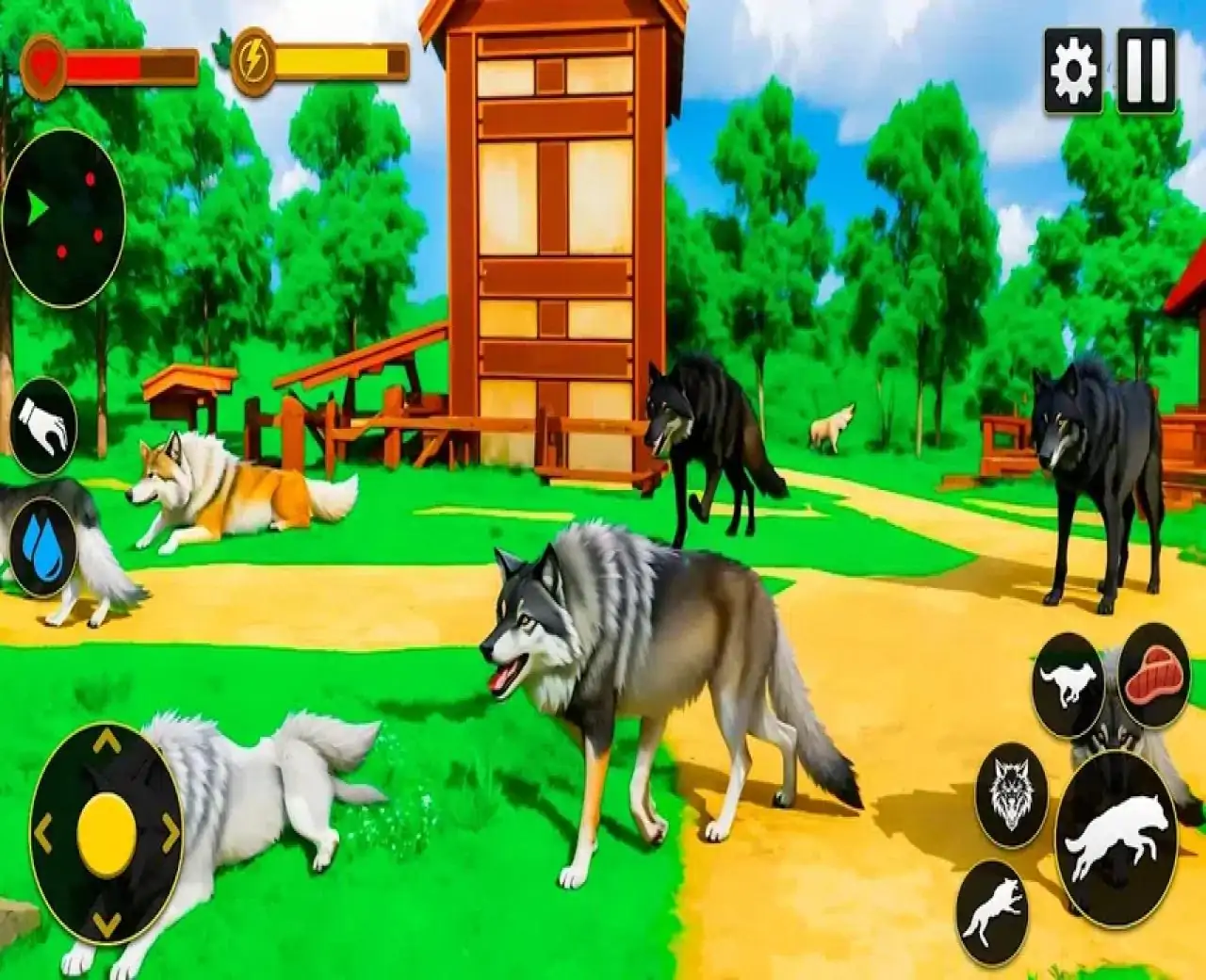 狼游戏野生动物模拟