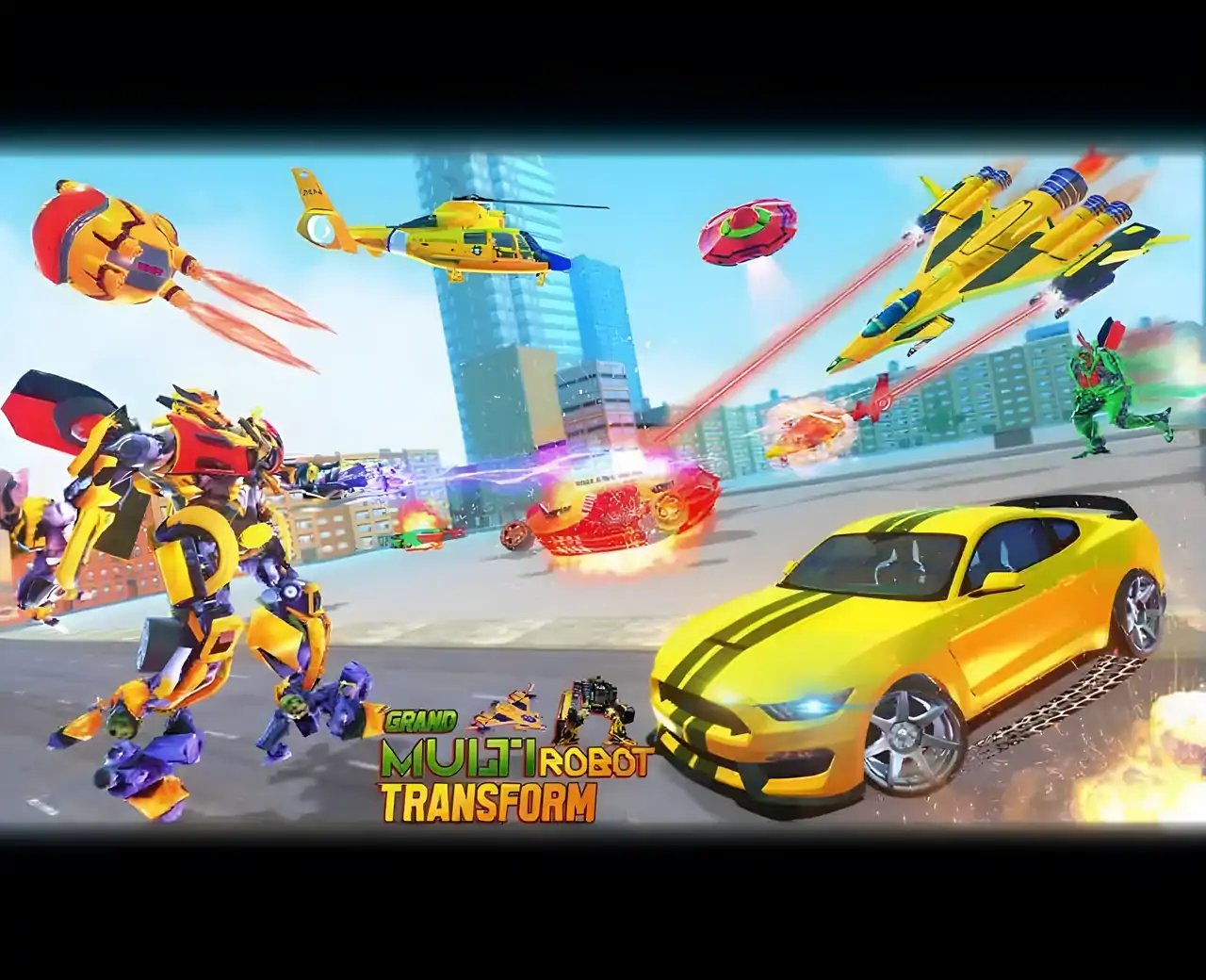 机甲空袭：变形战士