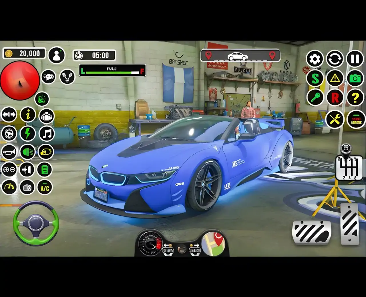 汽车游戏3d汽车驾驶学校