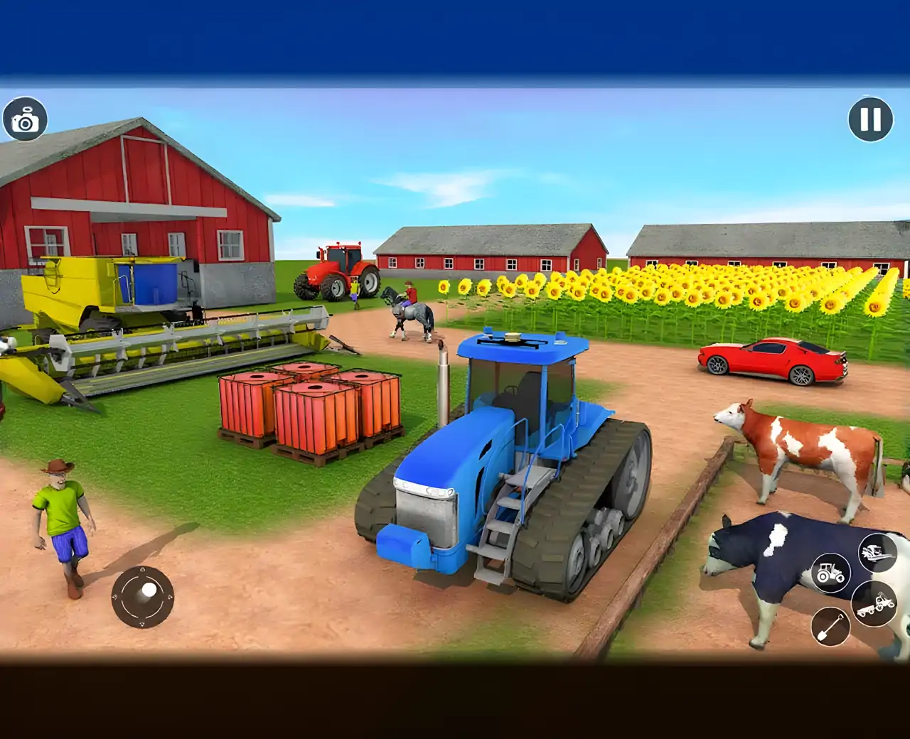 农用拖拉机驾驶游戏