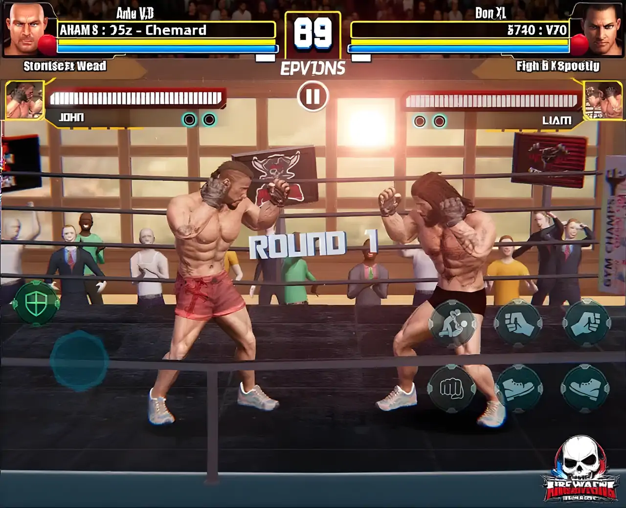 真正的健身房格斗游戏