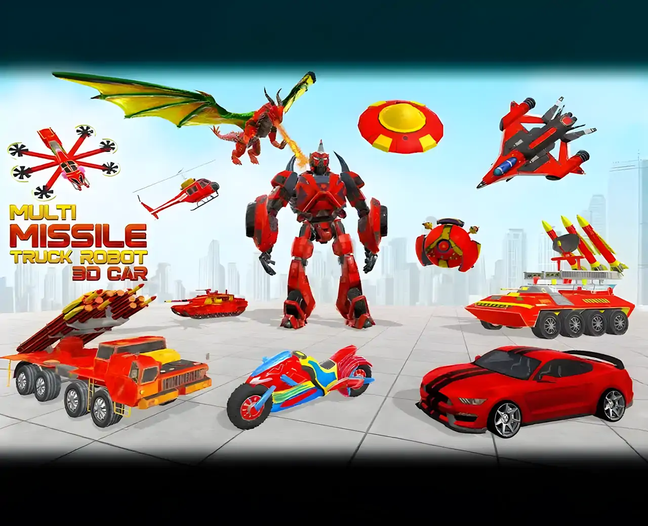 陆军导弹坦克机器人车