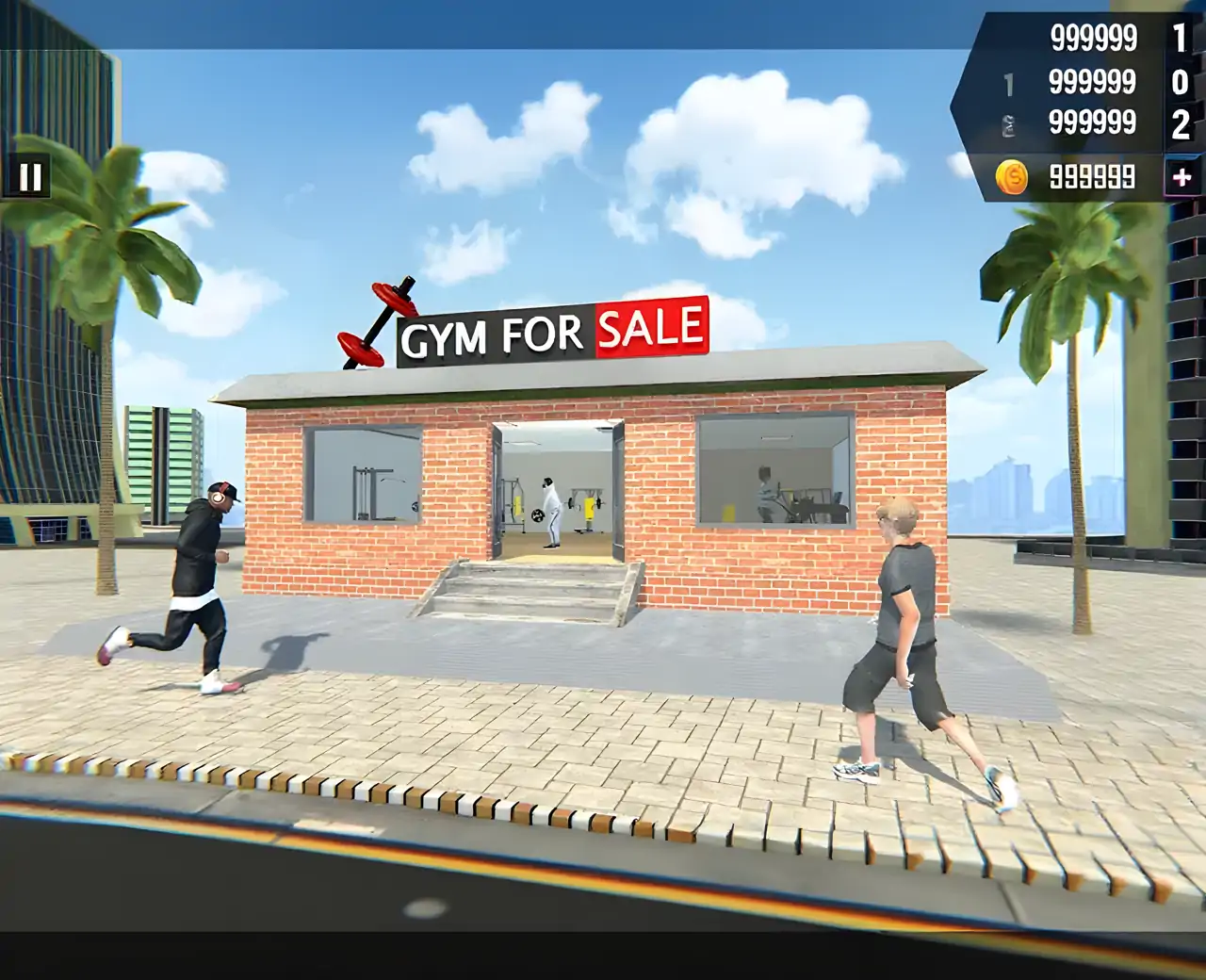 健身房生活模拟器健身房游戏3D
