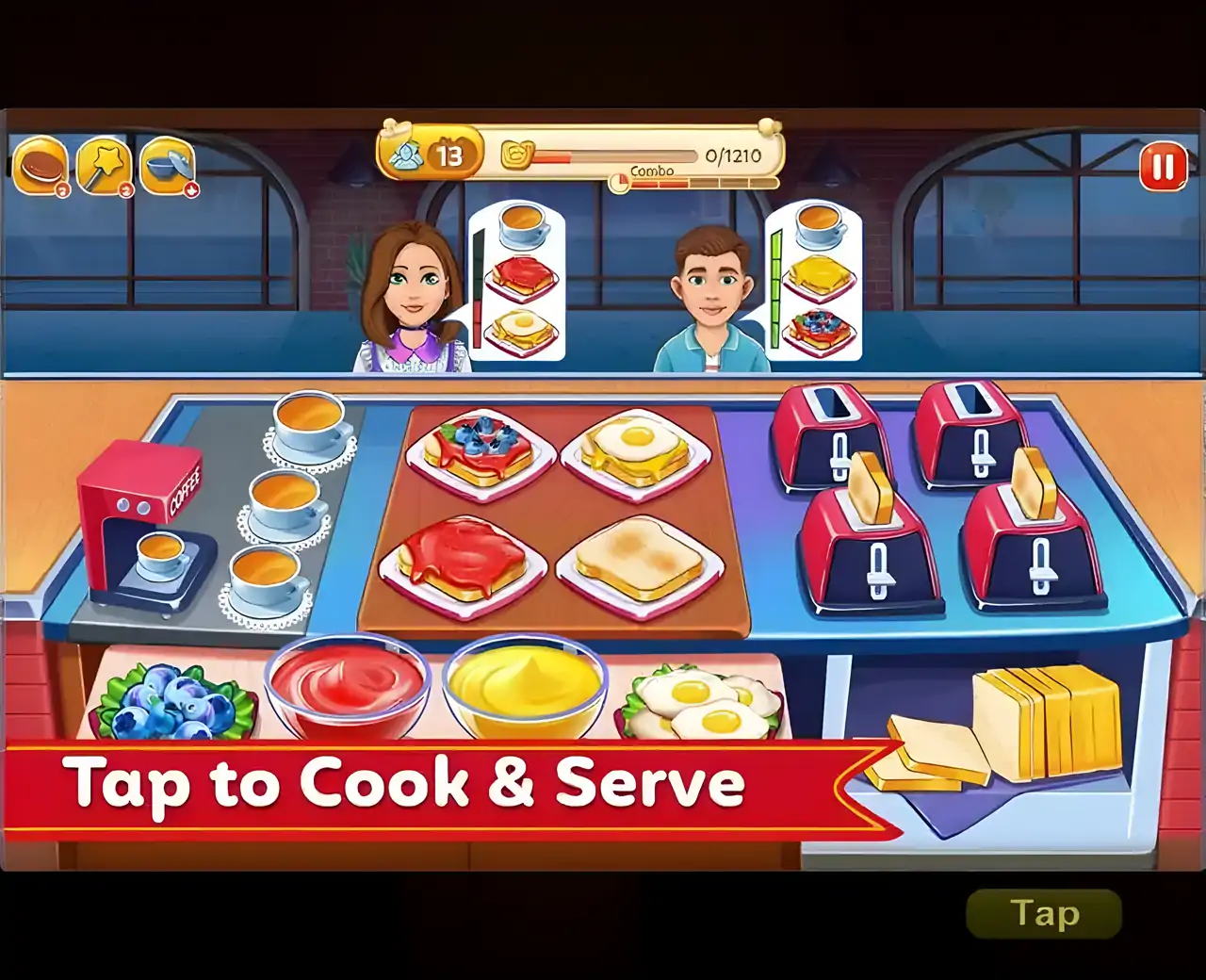 烹饪快车-星热烹饪游戏