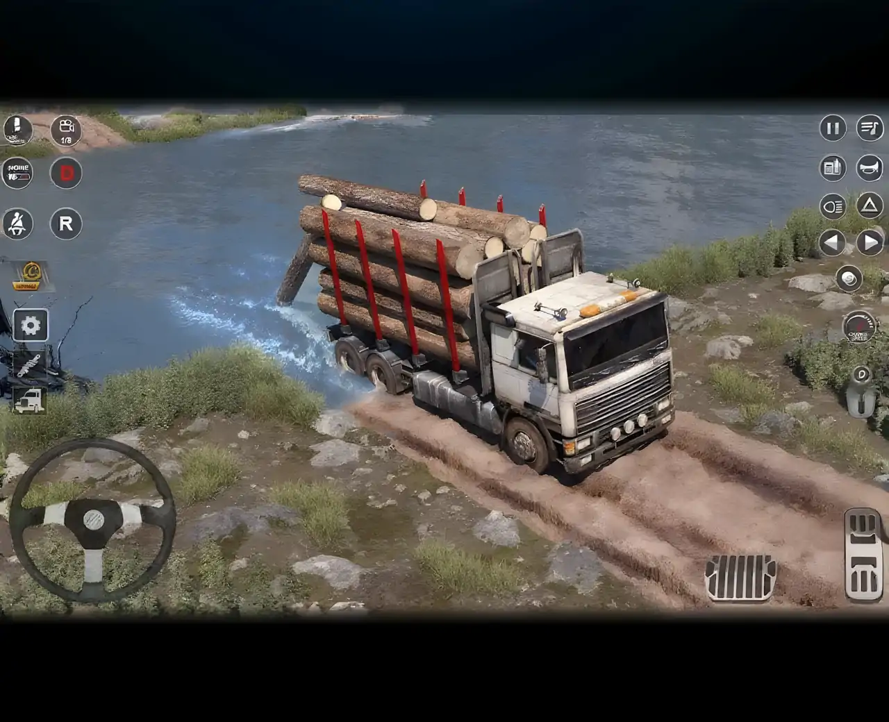 泥泞越野卡车模拟器3D