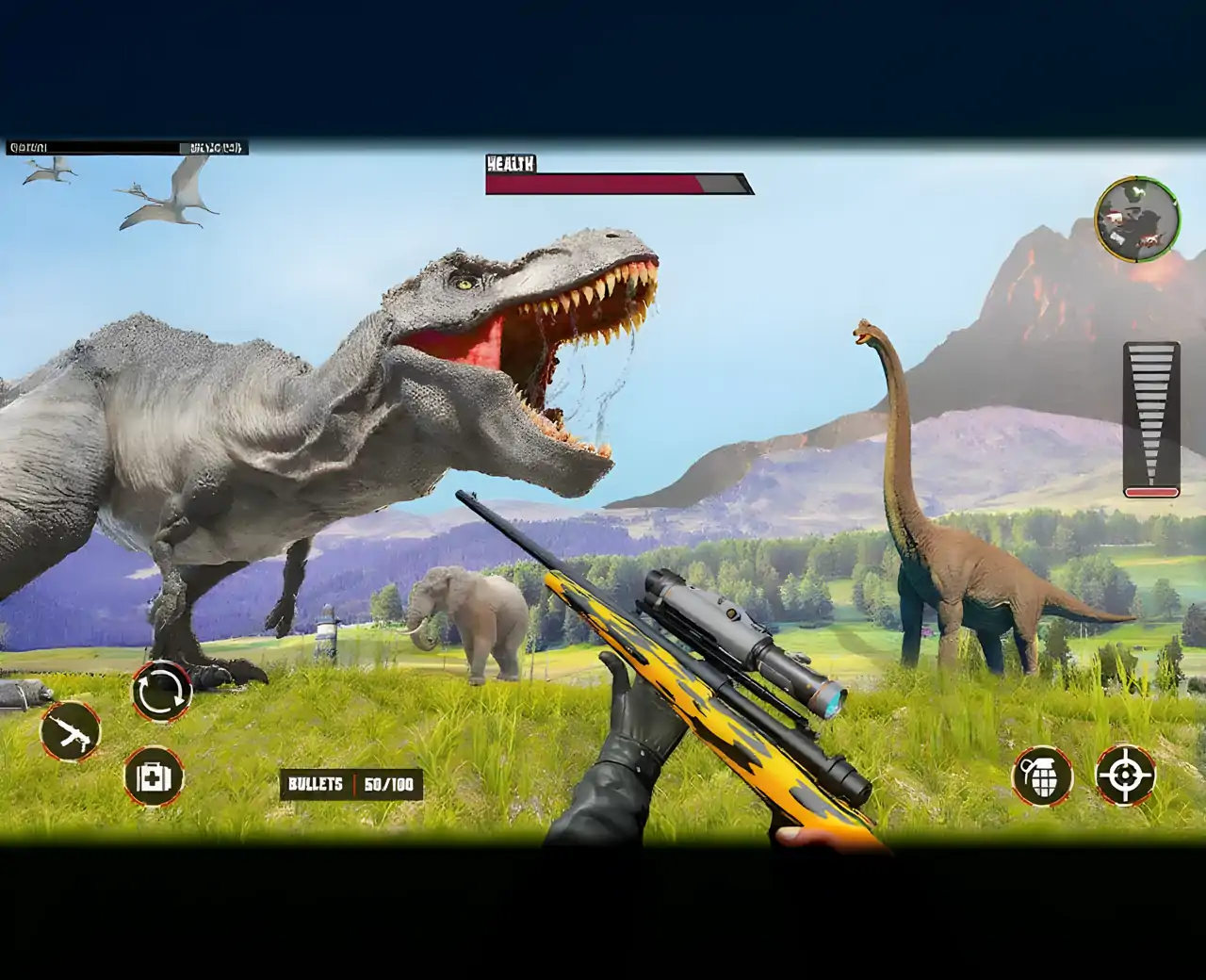 野生动物狩猎枪战游戏