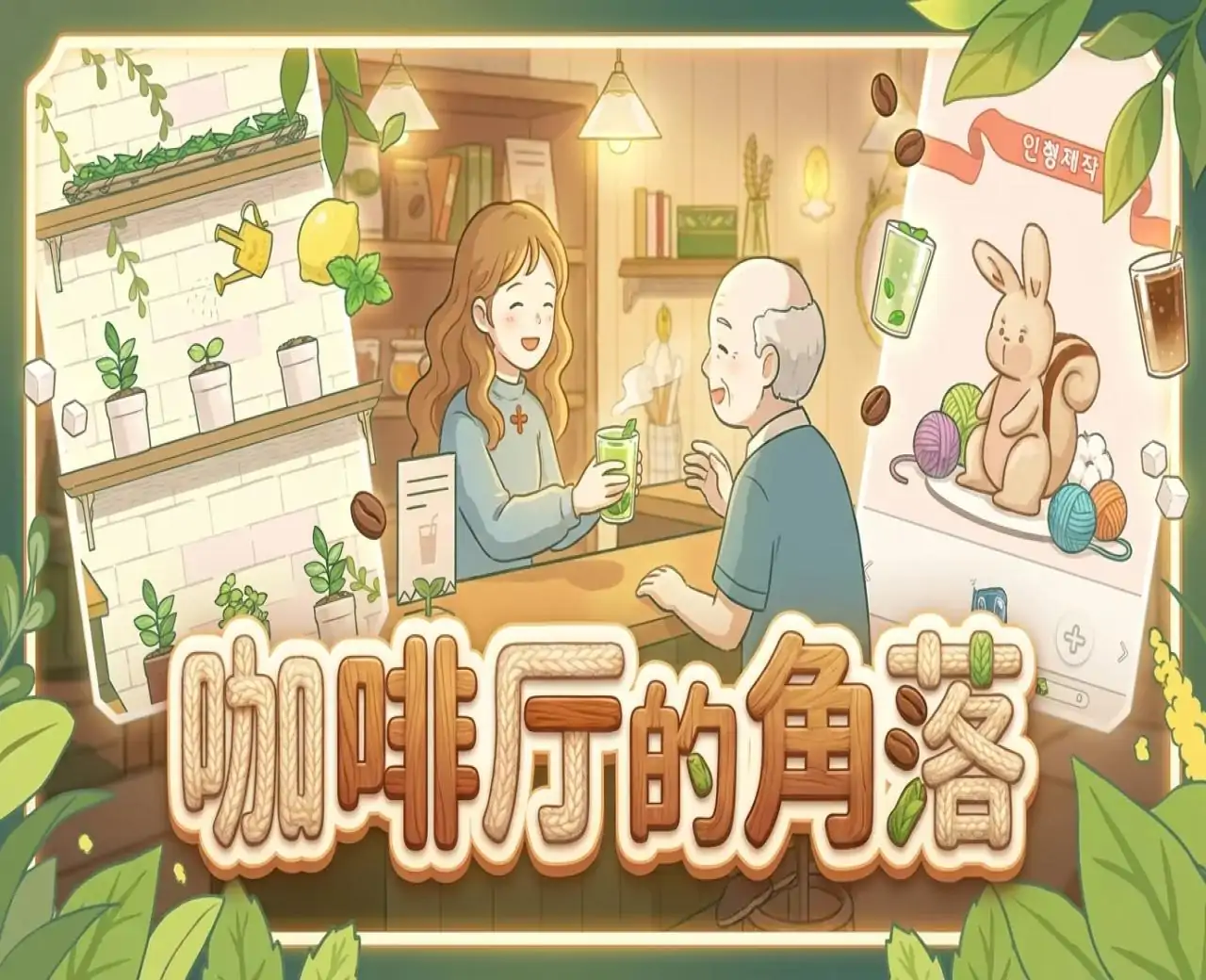 咖啡厅的角落