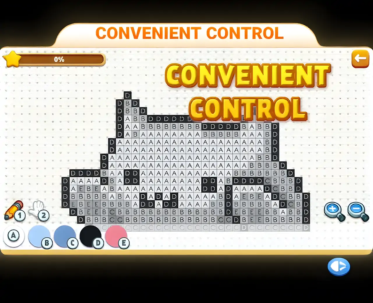 十字绣2：按数字填色