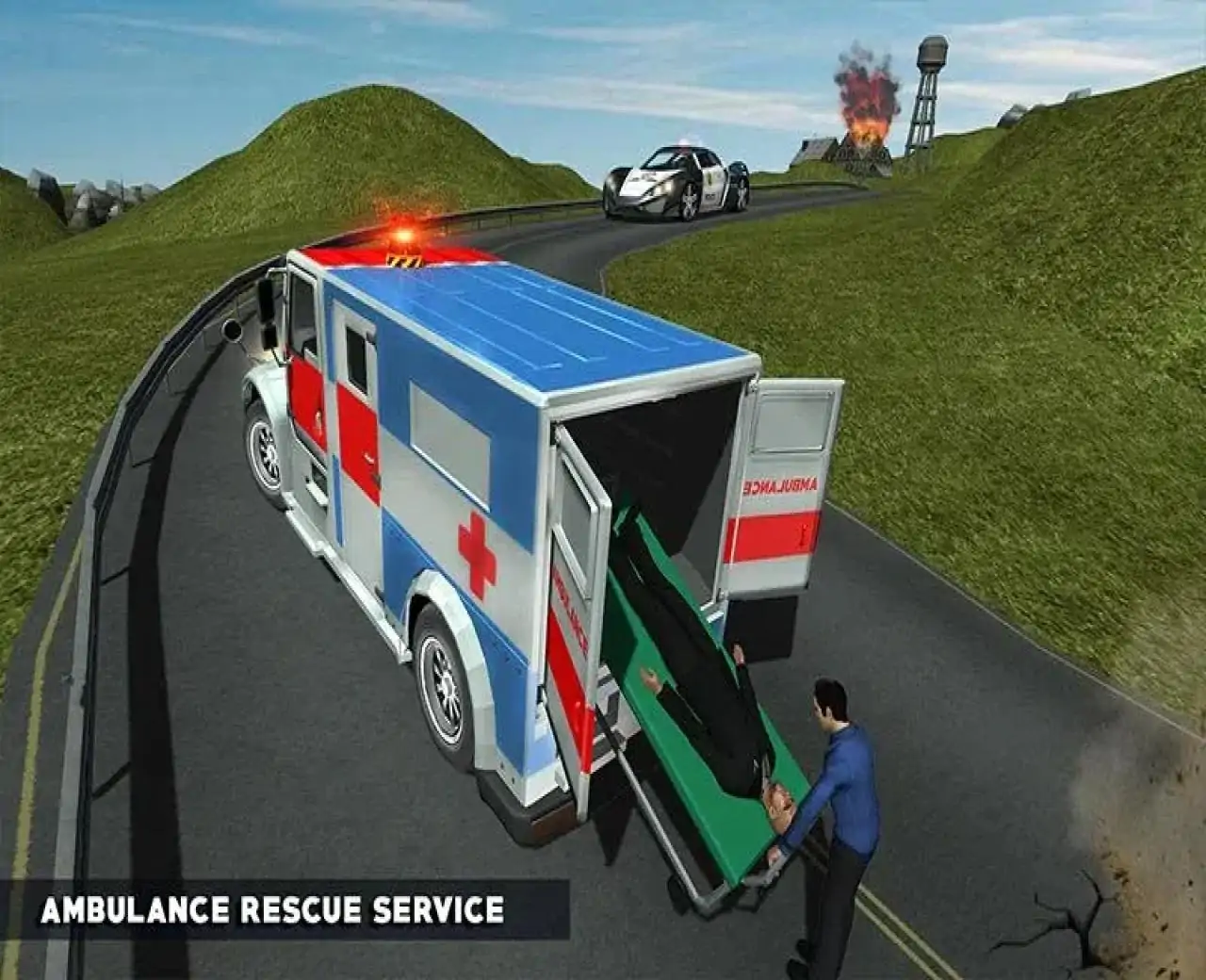 救护车救援任务警车驾驶游戏