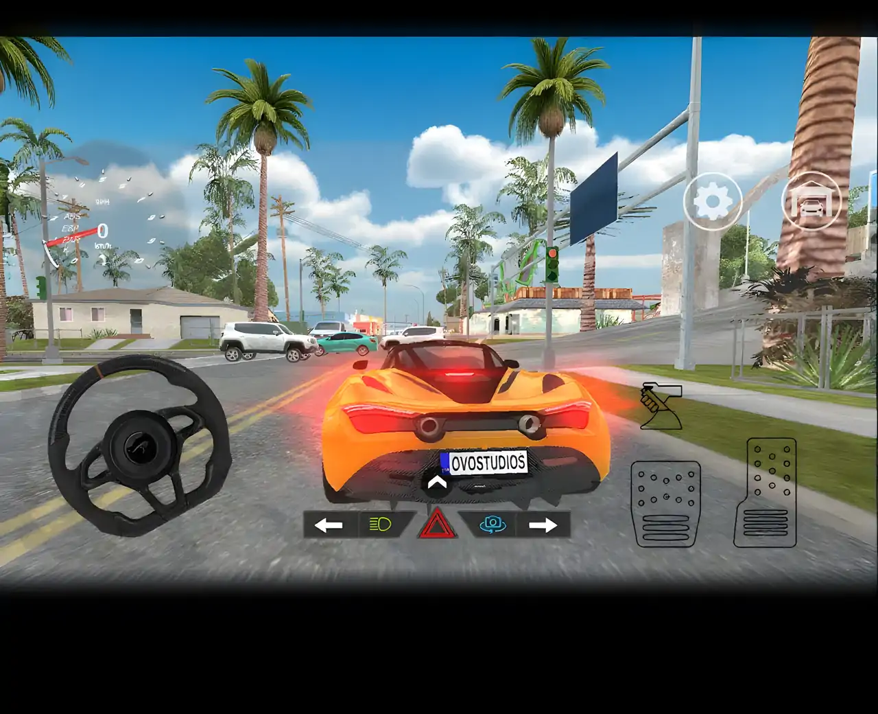 720S漂移和停车模拟器