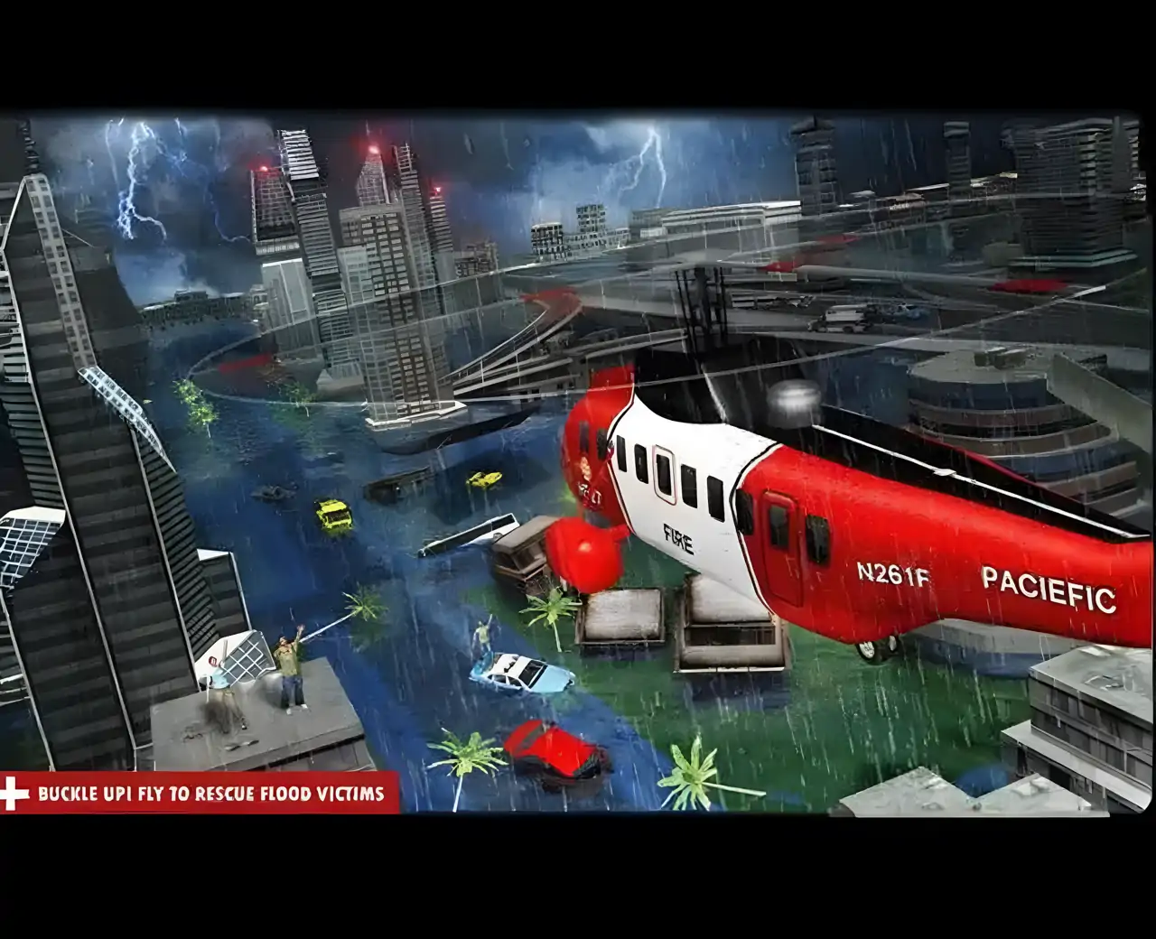 洪水救灾城市救护