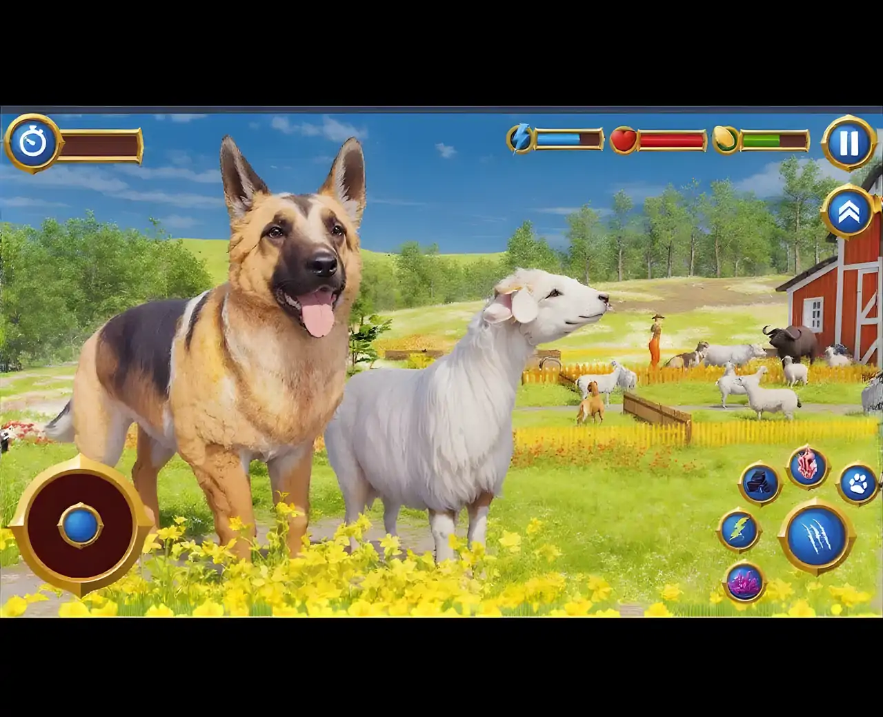 野生牧羊犬生活模拟3D