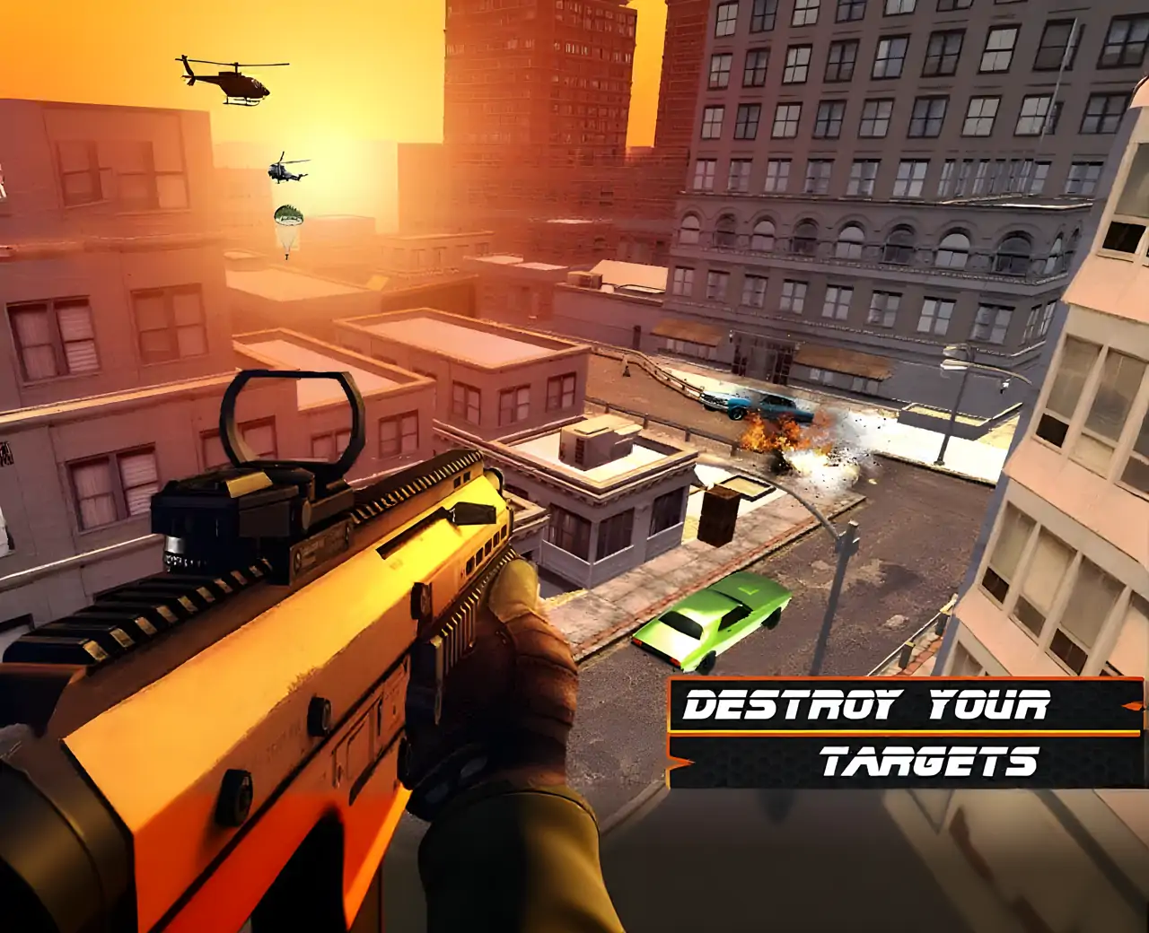 现代交通狙击手射击游戏