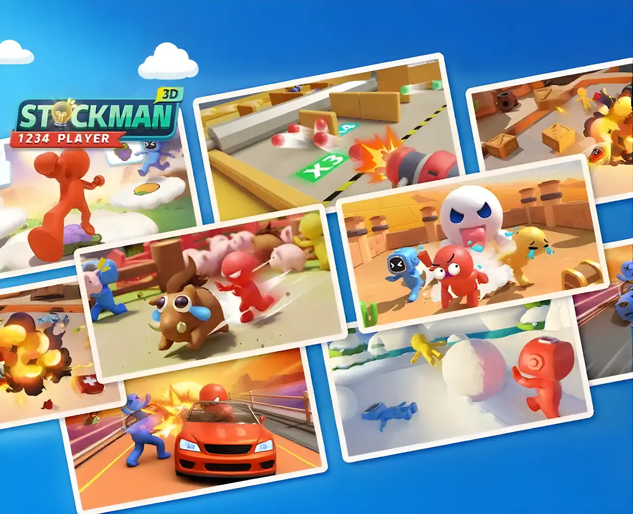 火柴人1234人游戏3D