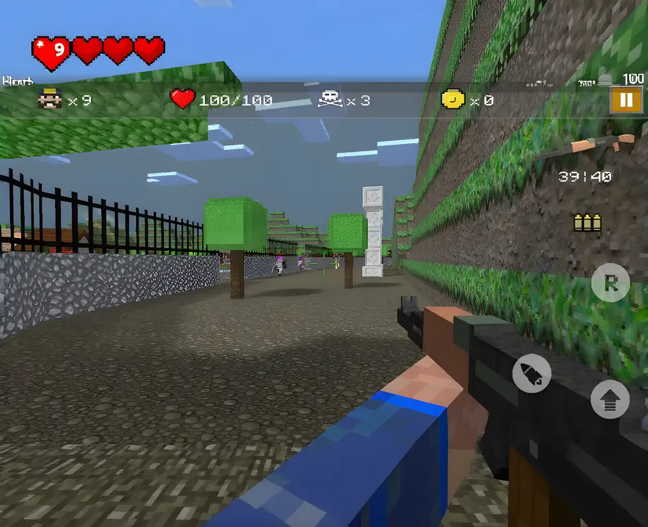 复古城市战争街区多人游戏