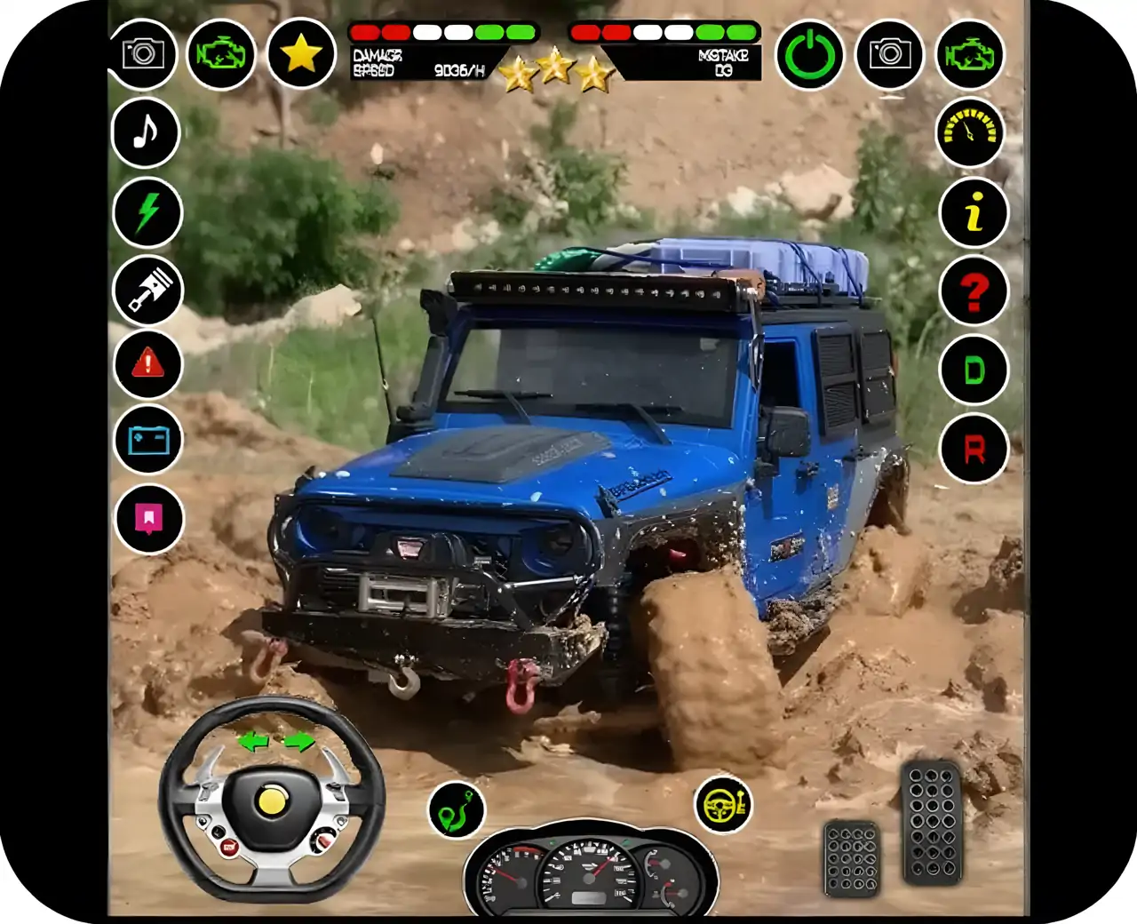 吉普车模拟器越野吉普车3d