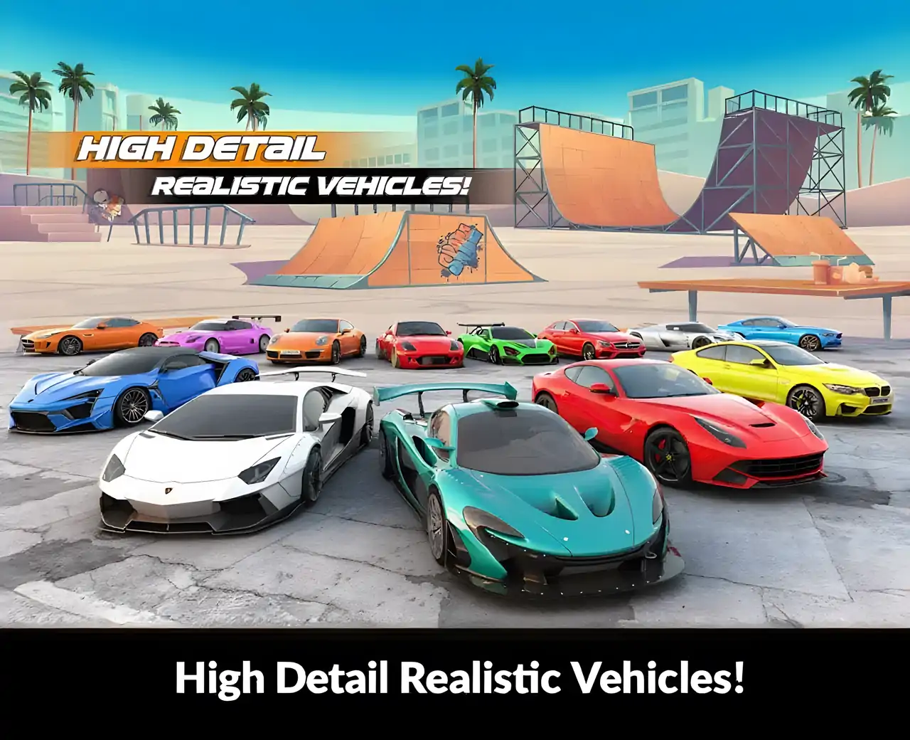 gt汽车特技-赛车游戏