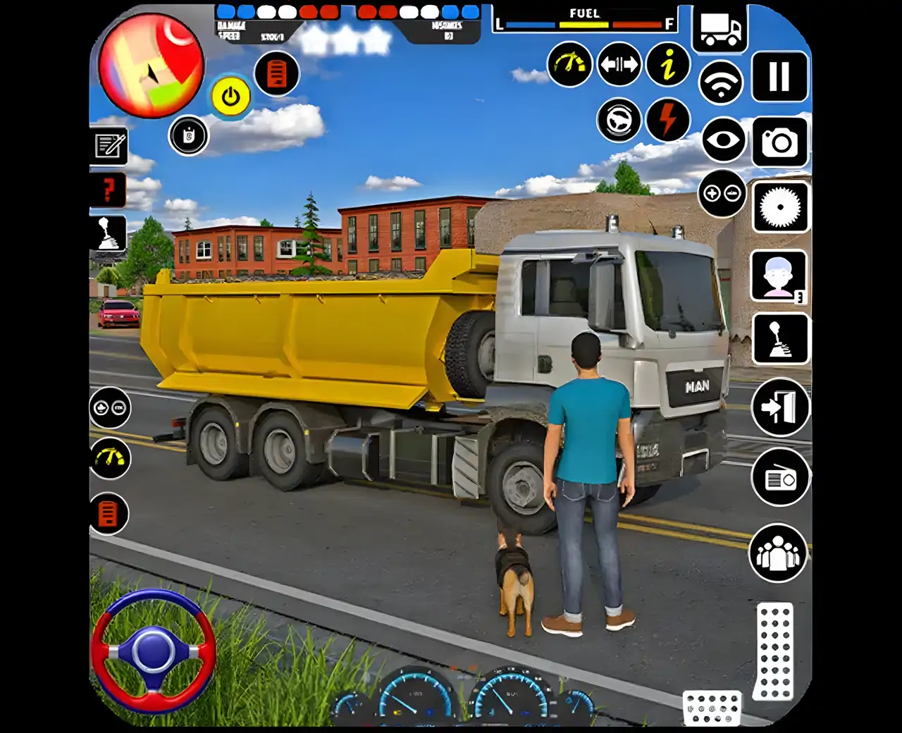 越野卡车3D游戏2024:运输卡车模拟器3D