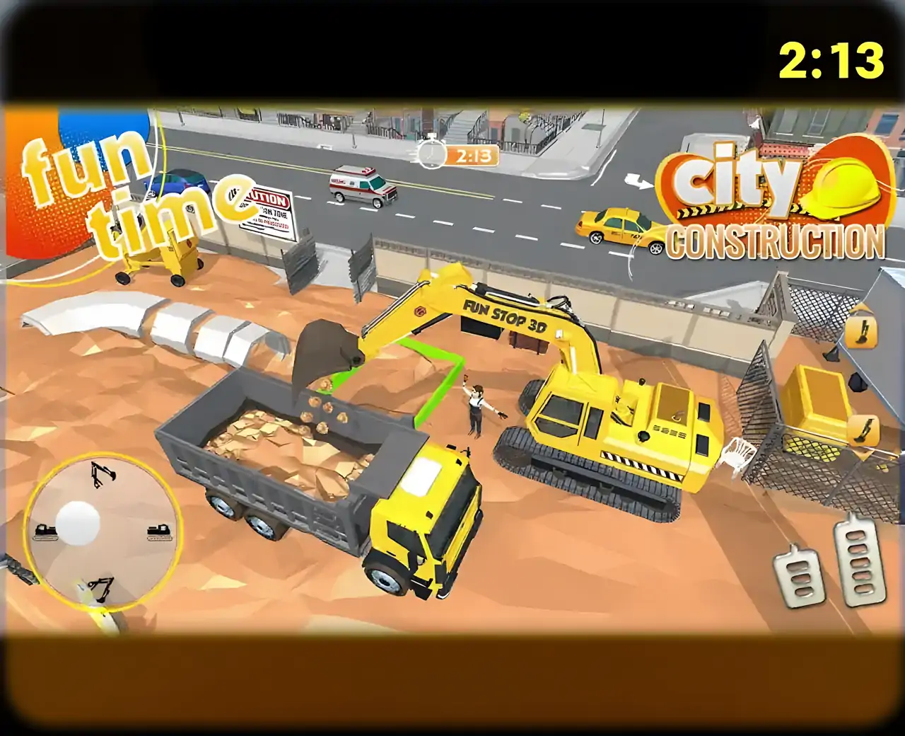 建筑商和起重机-享受有趣的建筑游戏