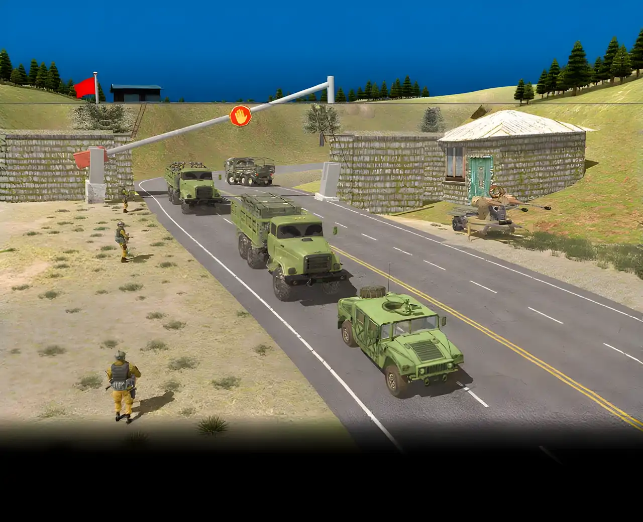 陆军卡车模拟器游戏3D