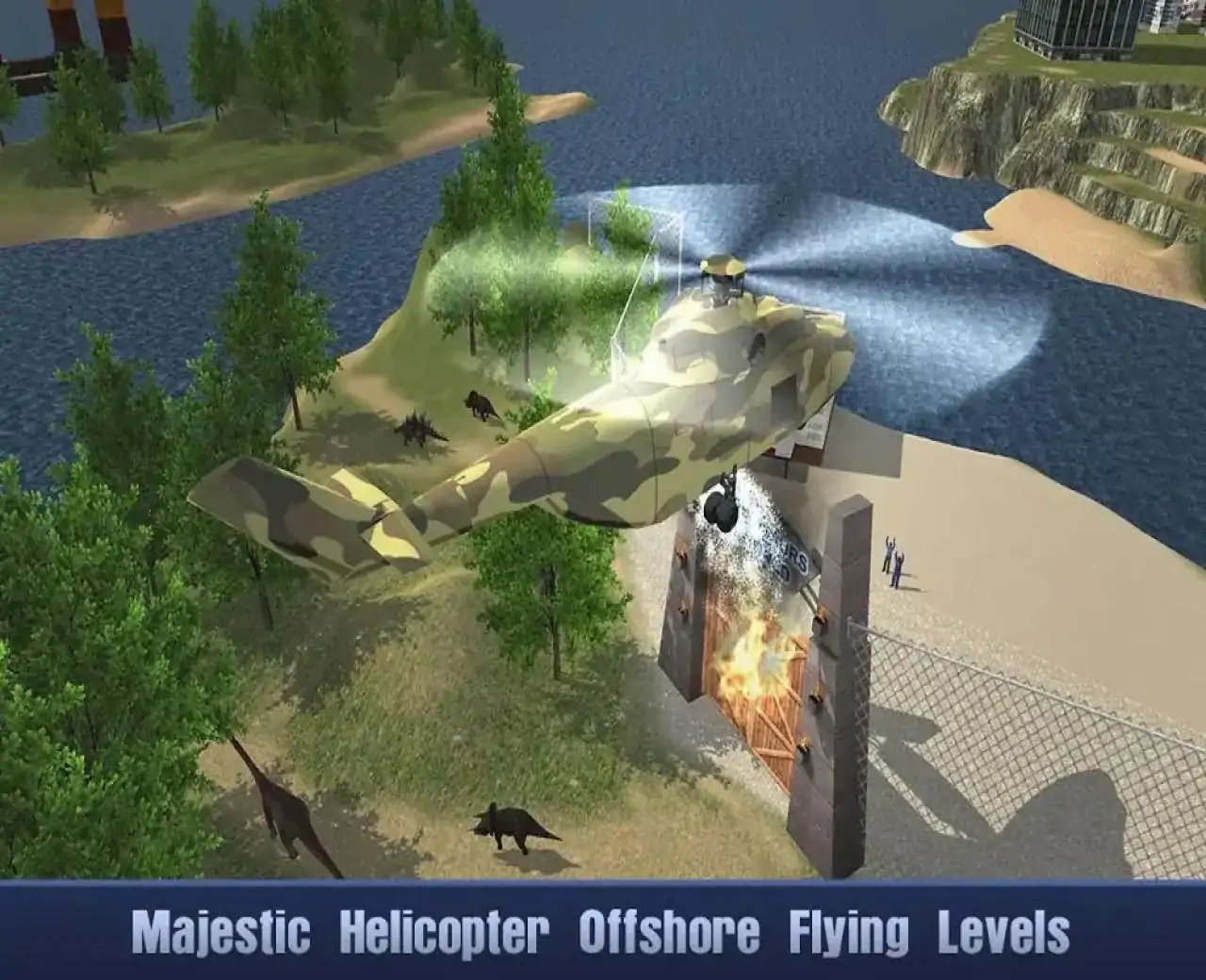 近海石油直升机货物